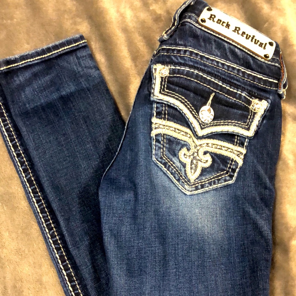 Rock revival skinny jeans